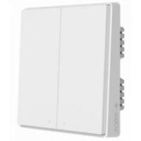 Умный выключатель Aqara Smart Light Control ZigBee D1 (Двойной, встраиваемый) (QBKG22LM) White